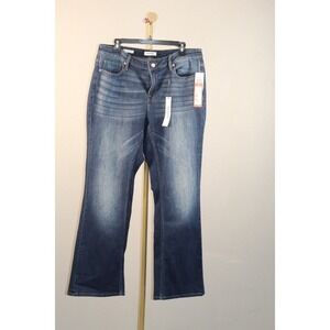 Vigoss Jagger Classic Fit Bootcut Jeans Dark Wash VC-P2792X Womens 16W NWT